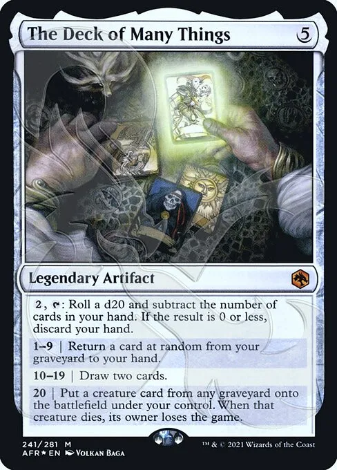 The Deck of Many Things - Foil