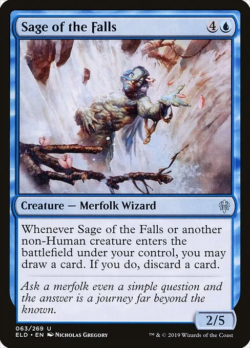 Sage of the Falls - Foil