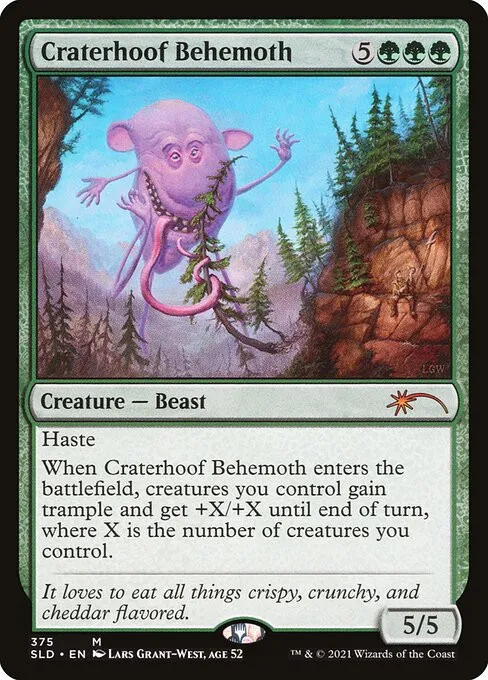 Craterhoof Behemoth - Foil