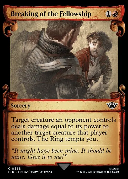 Breaking of the Fellowship - Foil