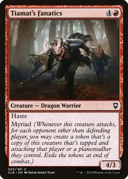 Tiamat's Fanatics - Foil