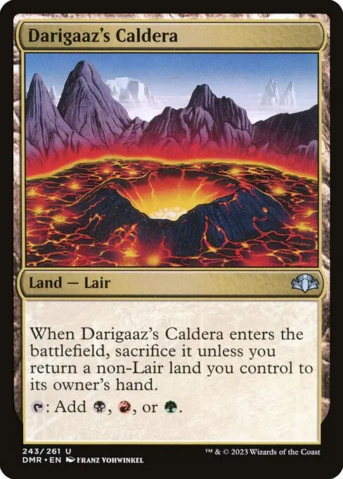 Darigaaz's Caldera - Foil