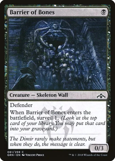 Barrier of Bones - Foil