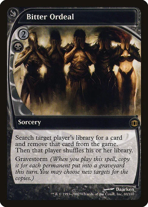 Bitter Ordeal - Foil