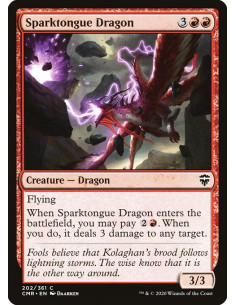 Sparktongue Dragon - Foil