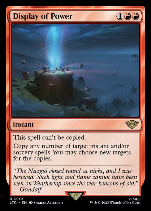 Display of Power - Foil