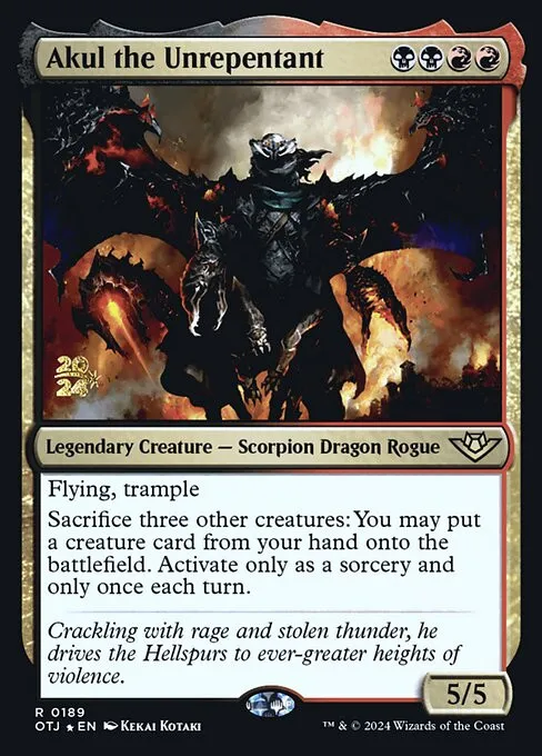 Akul the Unrepentant - Foil