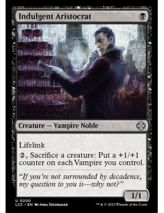 Indulgent Aristocrat