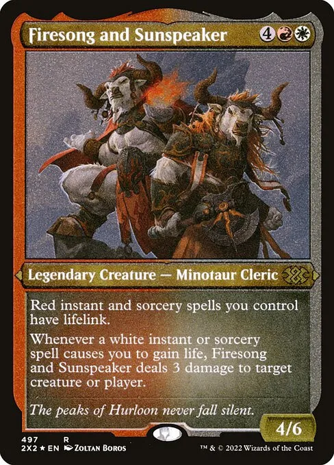 Firesong and Sunspeaker - Foil
