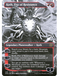 Koth, Fire of Resistance - Foil