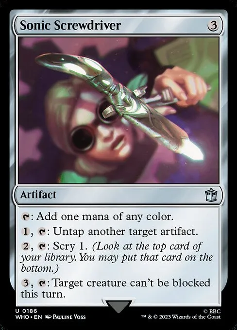 Sonic Screwdriver - Foil