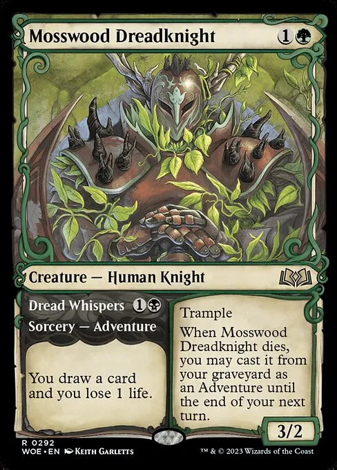 Mosswood Dreadknight // Dread Whispers - Foil