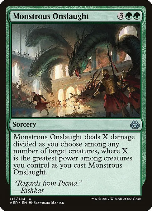 Monstrous Onslaught - Foil