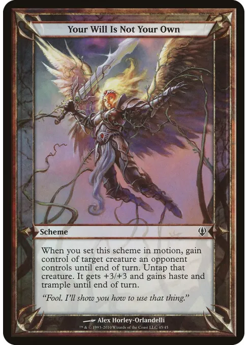 Your Will Is Not Your Own