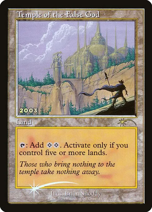 Temple of the False God - Foil