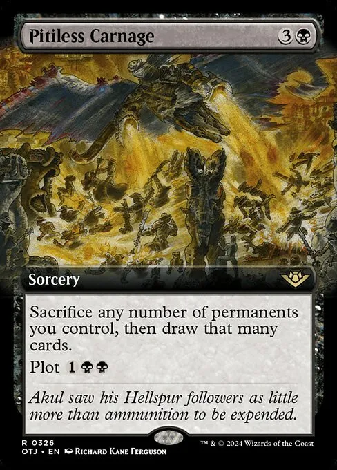 Pitiless Carnage - Foil