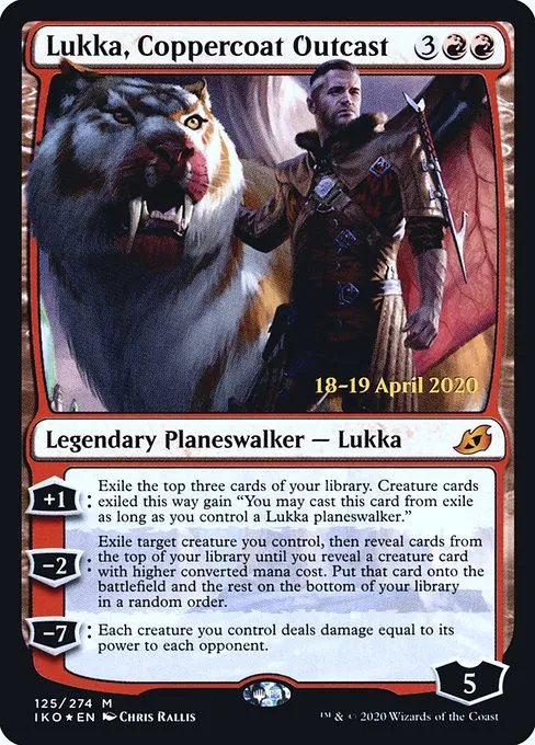 Lukka, Coppercoat Outcast - Foil