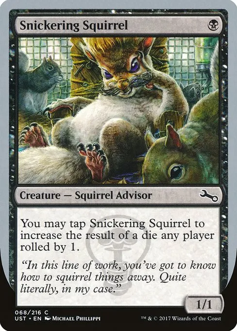 Snickering Squirrel - Foil