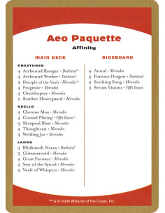 Aeo Paquette Decklist