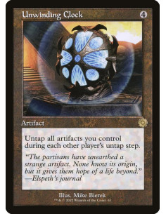 Unwinding Clock - Foil