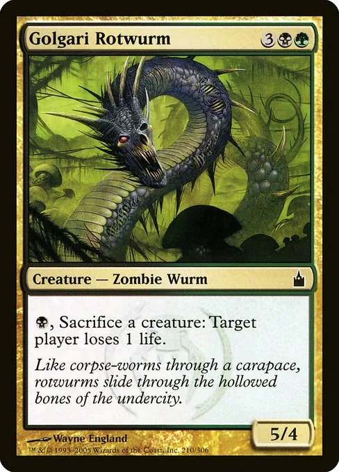 Golgari Rotwurm - Foil