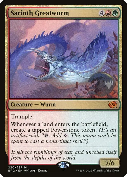 Sarinth Greatwurm - Foil
