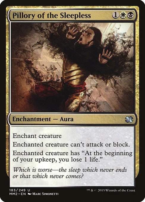 Pillory of the Sleepless - Foil