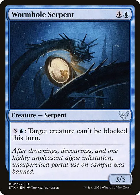 Wormhole Serpent - Foil