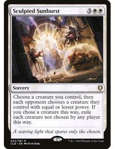 Sculpted Sunburst - Foil