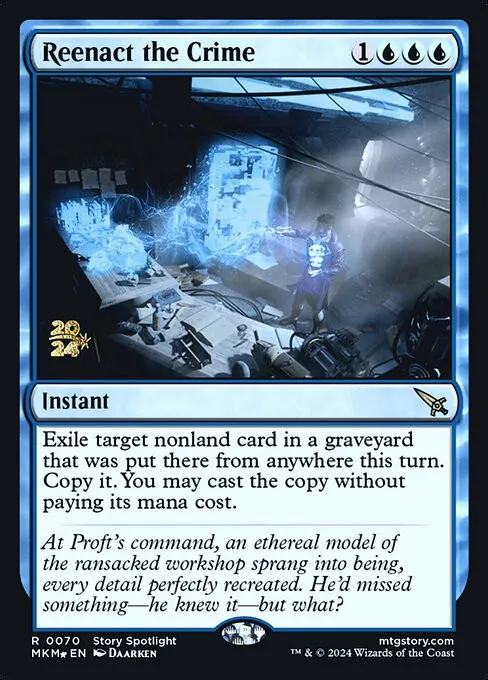 Reenact the Crime - Foil