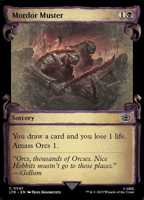 Mordor Muster - Foil