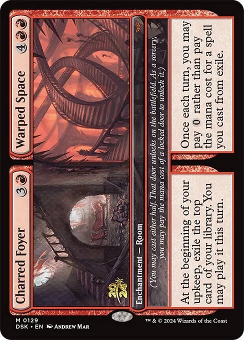 Charred Foyer // Warped Space - Foil
