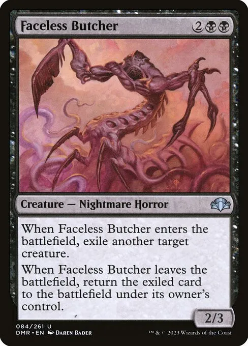 Faceless Butcher - Foil