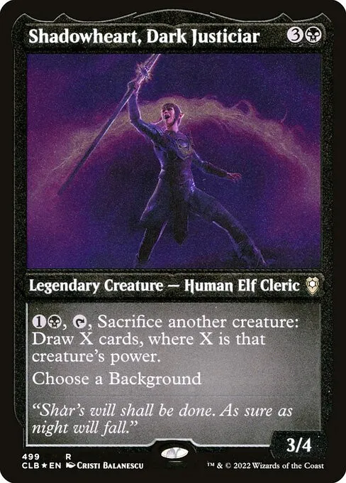 Shadowheart, Dark Justiciar - Foil