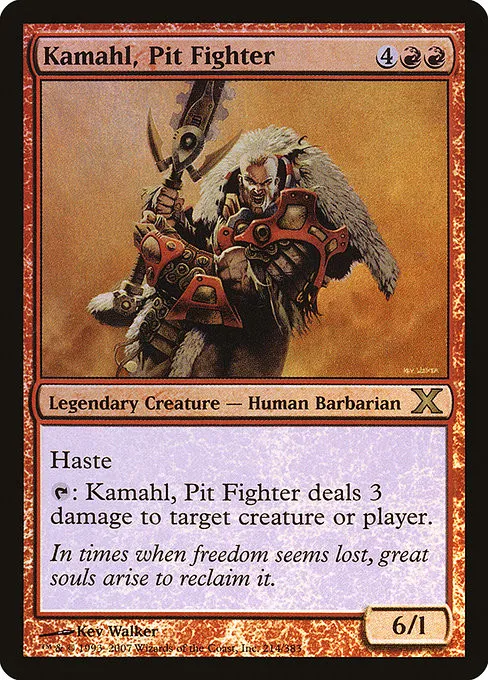 Kamahl, Pit Fighter - Foil