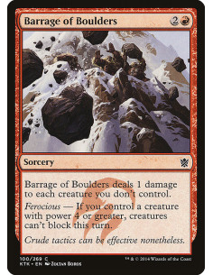 Barrage of Boulders - Foil