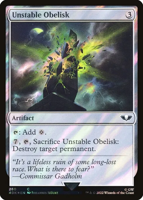 Unstable Obelisk - Foil
