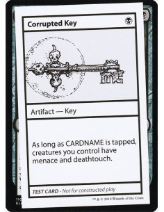 Corrupted Key