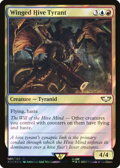 Winged Hive Tyrant - Foil
