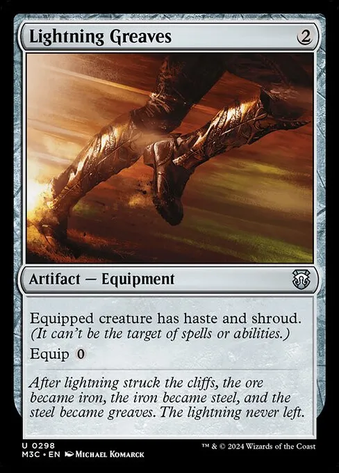 Lightning Greaves - Foil