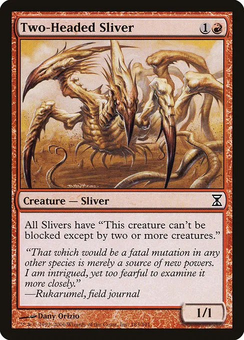 Two-Headed Sliver - Foil