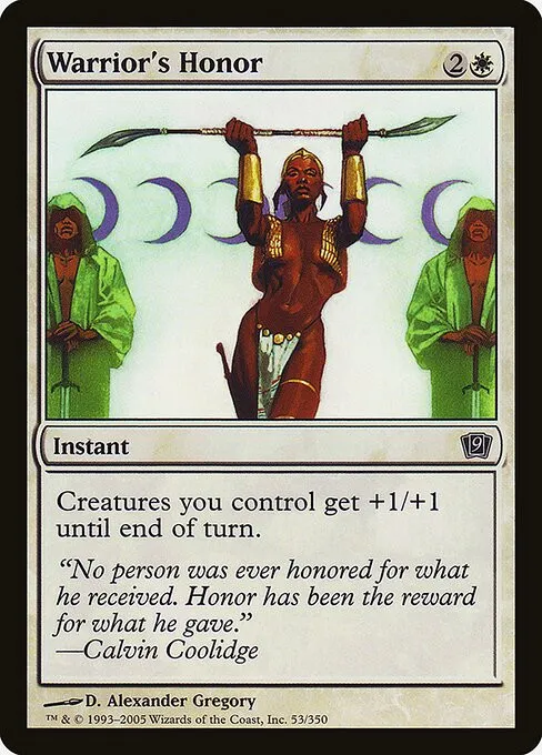 Warrior's Honor - Foil