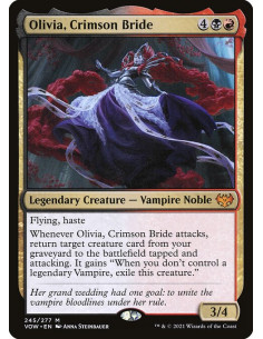 Olivia, Crimson Bride - Foil