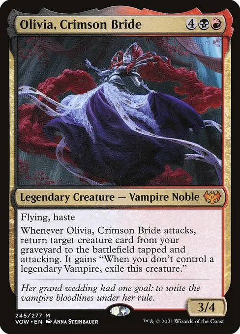 Olivia, Crimson Bride - Foil