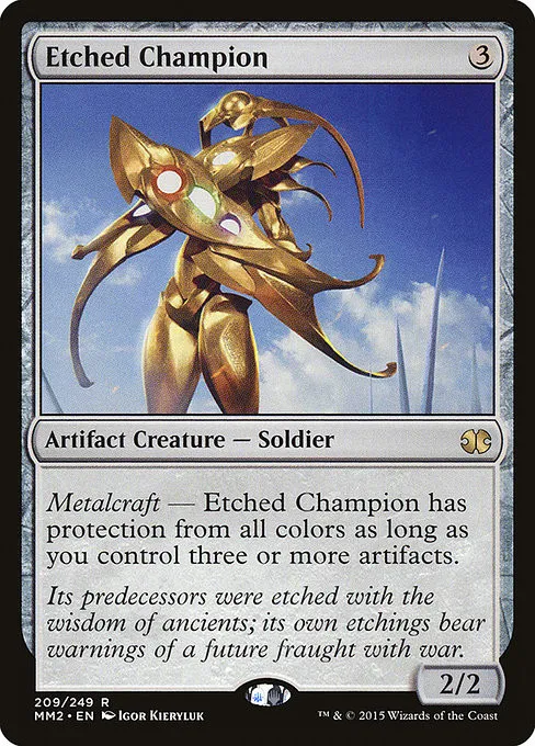 Etched Champion - Foil