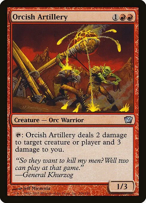 Orcish Artillery - Foil