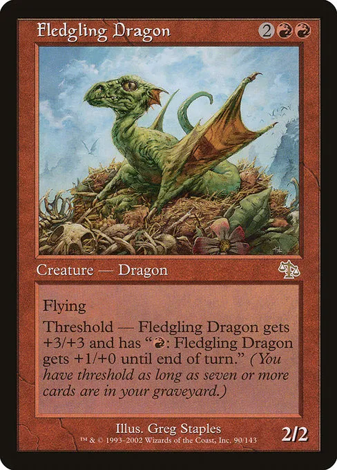 Fledgling Dragon - Foil