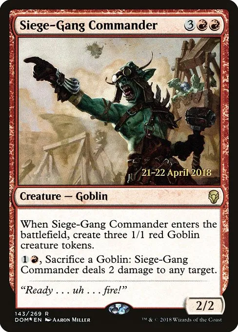 Siege-Gang Commander - Foil