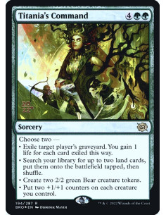Titania's Command - Foil