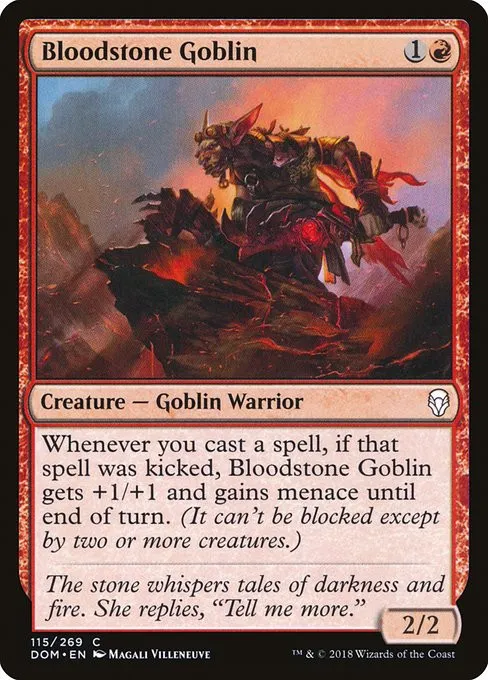 Bloodstone Goblin - Foil
